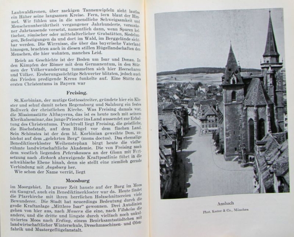 "Kraftpostfahrten in Bayern" Traveljournal Bavaria 1928 Hohlwein Motive (1003)